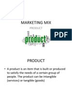 Marketing Mix: Product