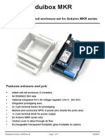 Arduibox MKR: Cap Rail Enclosure Set For Arduino MKR Series