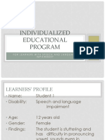 Individualized Educational Program[1]