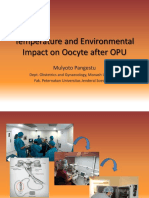 PDF Temperature and Environmental Impact On Oocyte After OPU