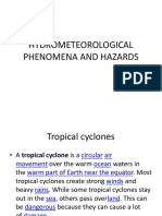 Hydrometeorological Phenomena and Hazards