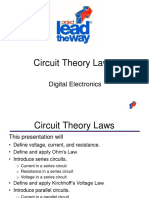 Circuit Theory Laws: Digital Electronics