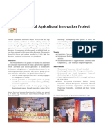 National Agricultural Innovation Project: Targets