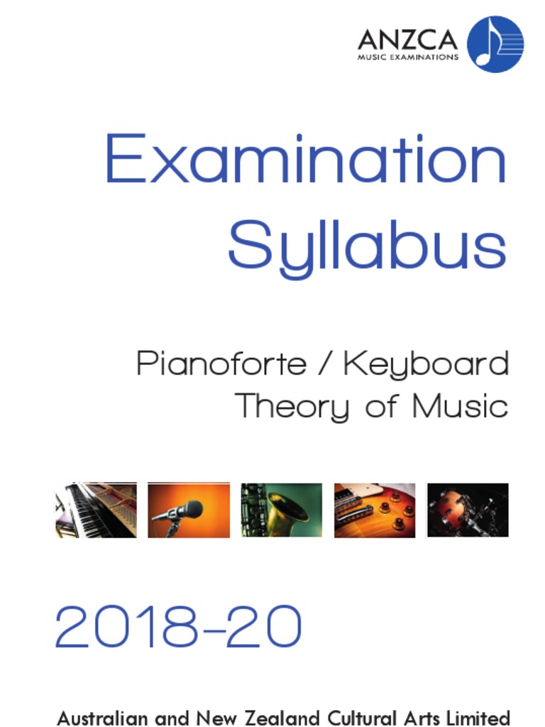 Anzca Piano Syllabus 2018 20 Interval Music Classical Period Music