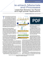 Die-Attach Materials and Processes: A Lead-Free Solution For Power and High-Power Applications