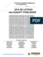 Sopa de Letras de Microsoft Publisher