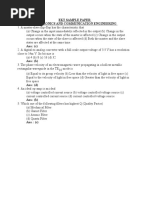 Ekt Sample Paper Electronics and Communication Engineering