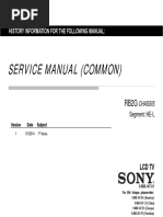 Sony kdl-32w705b Service Manual