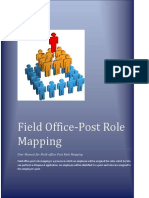 Field Office-Post Role Mapping User Manual
