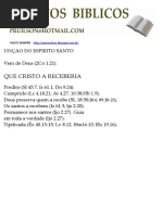 Unçao Do Espirito Santo