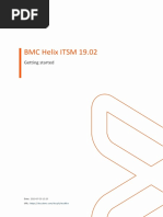 BMC Helix ITSM 19.02 - Getting Started - 07!20!2019