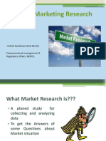Types of Marketing Research: - Ashish Kumbhani (Roll No:83) Pharmaceutical Management & Regulatory Affairs, KBIPER