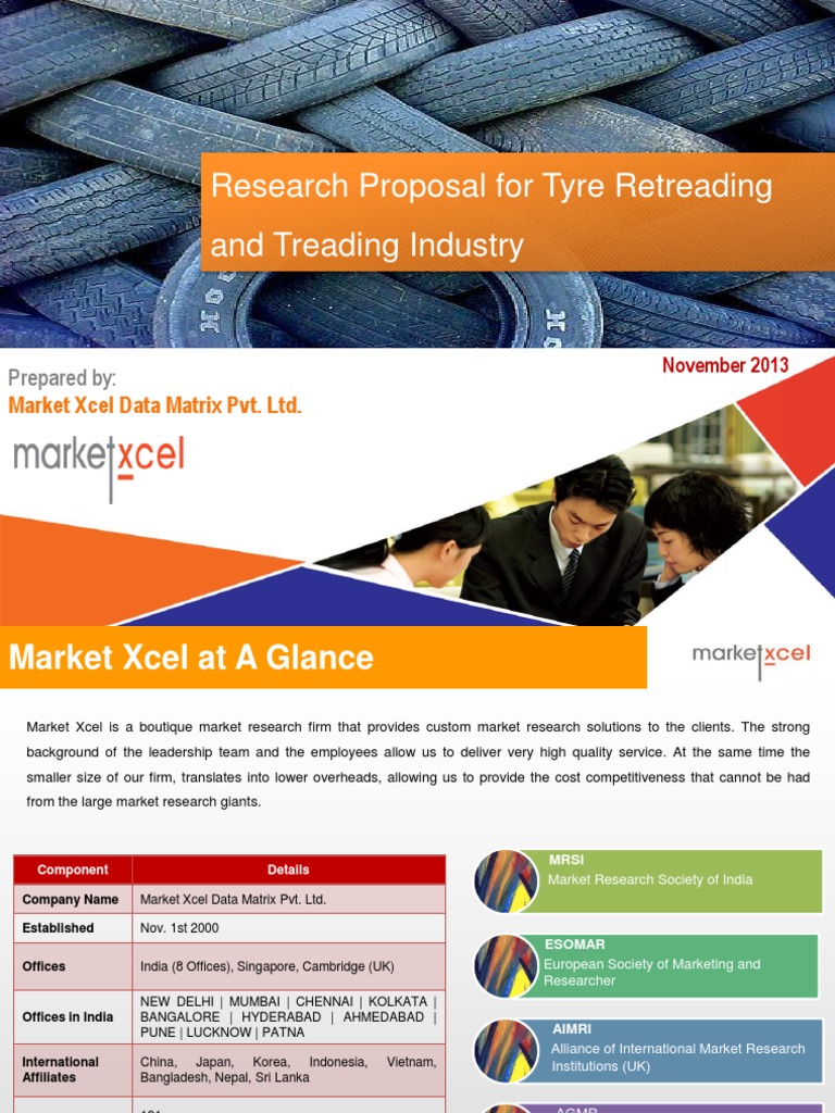 Research Proposal For Tyre Retreading Industry PDF PDF Tire Data