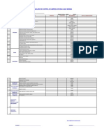 Formulario control limpieza oficina Luque Medina