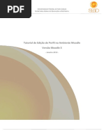 Edição de Perfil - Tutoriais Moodle 2019