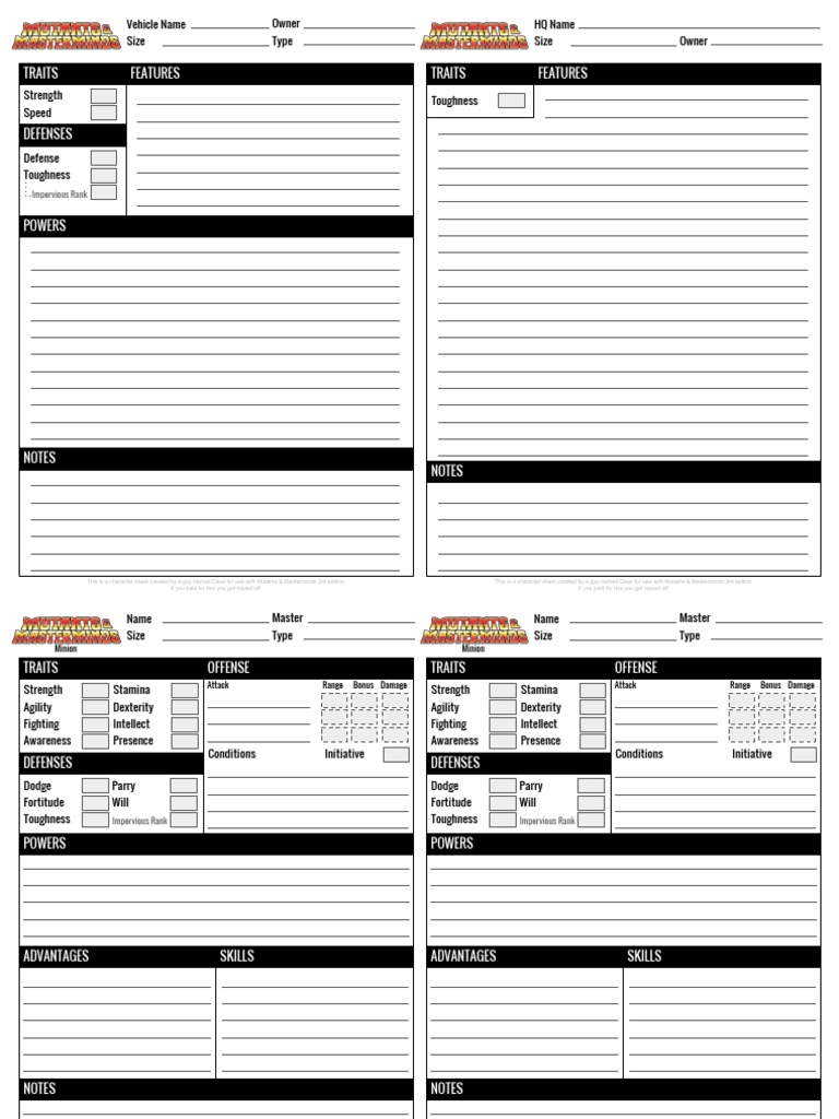 Mutants And Masterminds 3e Pdf Free