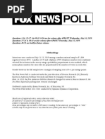 Fox News Poll, July 25