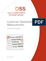 Customer Satisfaction - Literature Review - Final