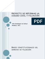 Filiacion Reformas Codigo Civil 