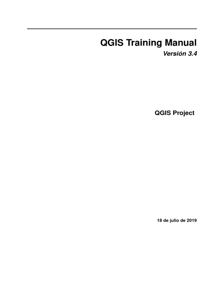 Manual Qgis Escuekla Pdf Sistema De Información Geográfica
