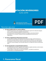 Infome Inversores Julio 19