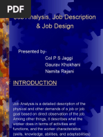 Download Job Analysis Job Design  Job Description by dimpleriya SN41977033 doc pdf