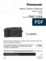 Panasonic Gx8 Manual