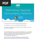 Rethinking Classical Concurrency Patterns