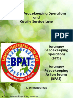 Barangay Peacekeeping Operations 2019