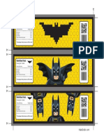 Lego Batman Water Bottle Stickers