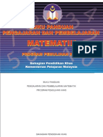 Buku Panduan Pengajaran & Pembelajaran Matematik Pemulihan Khas 2013.doc