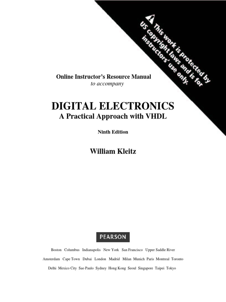 Digital Electronics A Practical Approach With VHDL PDF Logic Gate