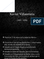 Presentación. Xavier Villaurrutia.