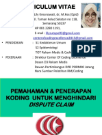 Pemahaman & Penerapan Koding Untuk Menghindari Dispute Claim