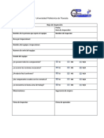 Hoja de Inspeccion Drive