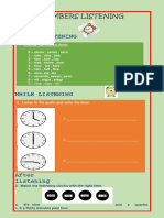 Numbers Listening