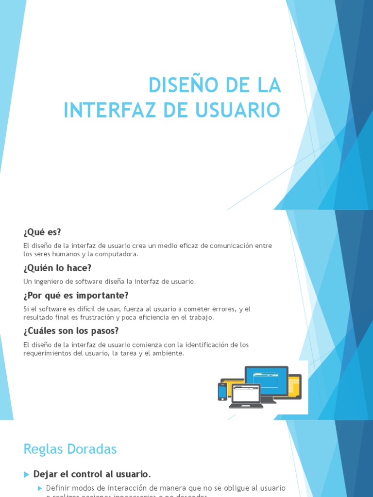 Diseño de La Interfaz de Usuario PDF La interacción persona
