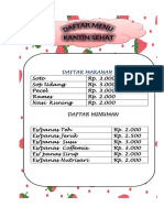 Daftar Menu