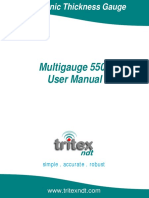 Multigauge 5500 User Manual: Simple - Accurate - Robust
