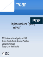 Implementación de Open Planificacion Empresarial Recursos en PYME