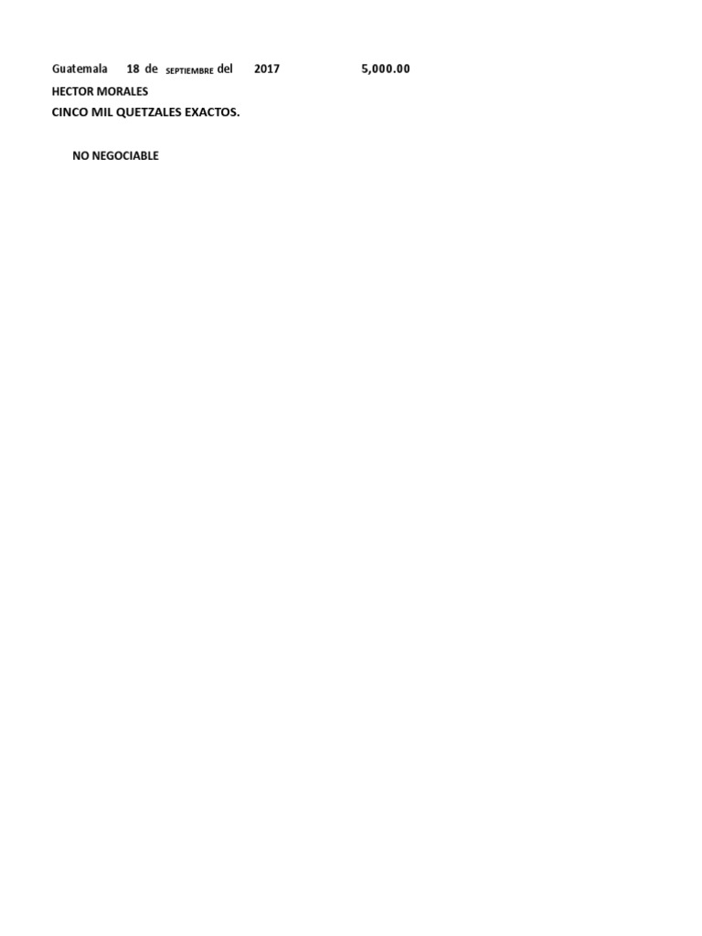 Formato Cheque - BI | PDF