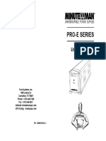 Pro-E Series: User's Manual