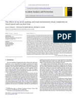 The Effects of on-street Parking and Road Environment Visual Complexity on Travel Speed and Reaction Time