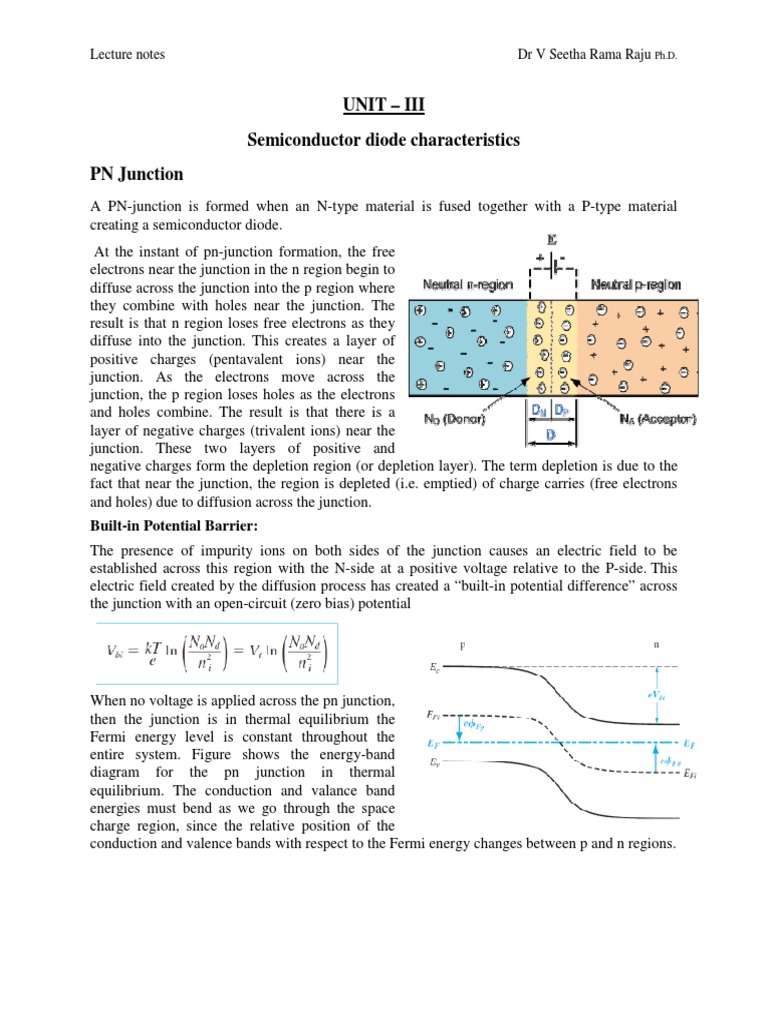 Semiconductor Diodes | PDF | P–N Junction | Diode
