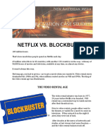 Netflix vs. Blockbuster: The Video Rental Age