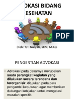 Advokasi Bidang Kesehatan (Smester2)