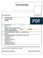 FLYD - Application Form PDF