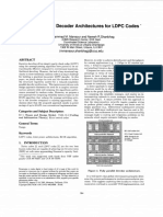 Low-Power VLSI Decoder Architectures For LDPC Codes: Mohammad M. Mansour and Naresh R.Shanbhag