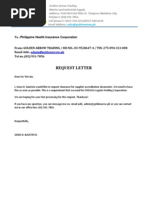 Request Letter