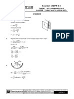 Physics DPP Solution